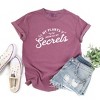 Simply Sage Market Women's My Plants Kknow All My Secrets Short Sleeve Garment Dyed Tee - 3 of 4