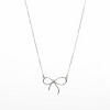 Bearfruit Jewelry Sterling Silver 18k Gold Plated Colette Chic Bow Necklace - 2 of 4