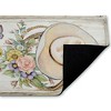 Stupell Industries Shabby Chic Floral Cowboy Hat Printed Outdoor Door Mat, design by Susan Winget, 18"x30" - 2 of 4