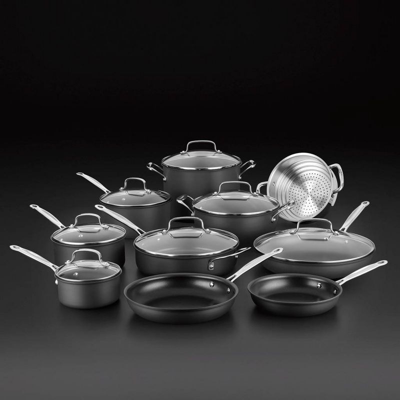 Cuisinart Chef&#39;s Classic 17pc Non-Stick Hard Anodized Cookware Set - 66-17N, 3 of 6