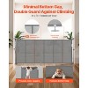 VEVOR Retractable Baby Gate, 34 inch Tall, Extends up to 71 inch Wide, Retractable Gate for Kids or Pets, Mesh Material, Easy to Install, Gray - 3 of 4