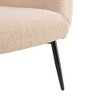 Dolonm Modern Light Luxury Single Sofa Chair - Ergonomic Lounge Chair for Living Room, Balcony, Reading Nook - Soft Fabric & Sturdy Frame - 3 of 4