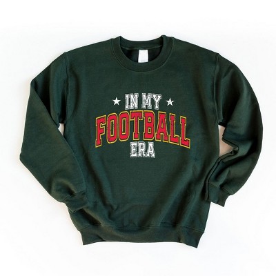 Simply Sage Market Women's Graphic Sweatshirt In My Football Era - Red