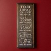 Slickblue Four Things You Can’t Recover Wood Sign – Rustic Wall Decor – Inspirational Quote 7x18 Inches, Color Options - 2 of 3