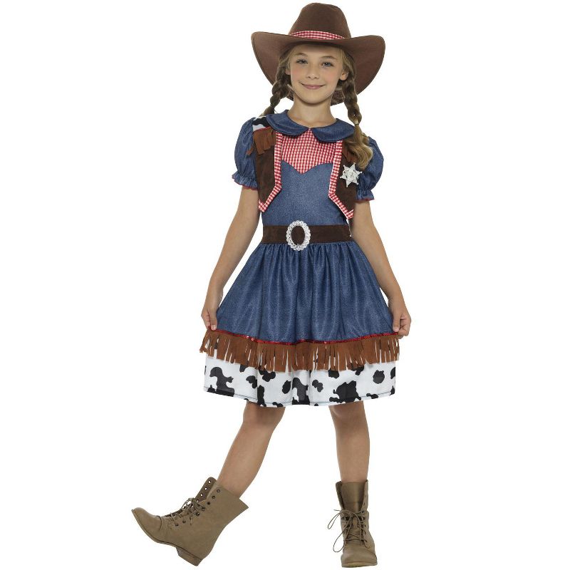 Smiffy Texan Cowgirl Child Costume, Medium, 1 of 4