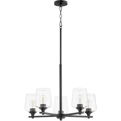Quorum Lighting Veno 5 - Light Chandelier in  Matte Black