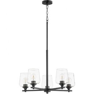 Quorum Lighting Veno 5 - Light Chandelier in  Matte Black - 1 of 1