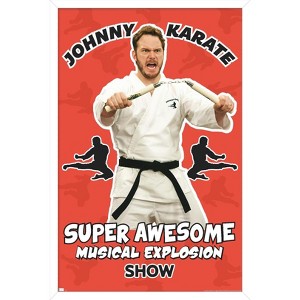Trends International Parks and Recreation - Johnny Karate Framed Wall Poster Prints - 1 of 4