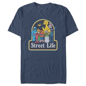 Men's Sesame Street Friends for Life Group T-Shirt - 1 of 4