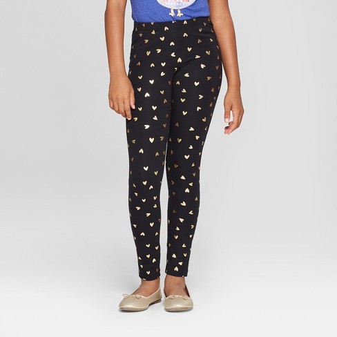 Black and gold leggings target hotsell