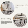NicBex PU Leather Accent Chair,Upholstered Living Room Chairs with Curved Backrest and Metal Legs,Cozy Armchair,Accent Chairs for Living Room - 4 of 4