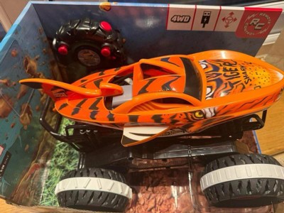 Vehículo Hot Wheels RC Monster Trucks Tiger Shark 1:15