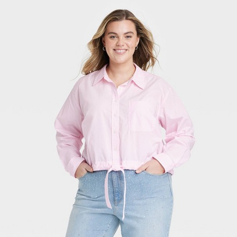 Women's Long Sleeve Oversized Button-down Shirt - Universal Thread