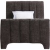 Meridian Furniture,Camila Chenille Fabric Bed - 2 of 4