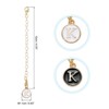 Unique Bargains Charm Personalized Initial Name ID Stanley Tumbler Cup Accessories 2 Pcs - 2 of 4