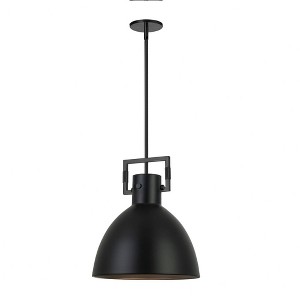 Dainolite Liberty 1 - Light Pendant in  Matte Black/Matte Black - 1 of 3