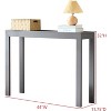 Kings Brand Furniture Russel Console Table - Modern Entryway Sofa Table, Behind The Couch, Hallway, Living Room - 2 of 4