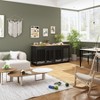 Famapy Dog Crate 72.4" Furniture Style Design Dog Crate with Drawers and Dividers - 4 of 4