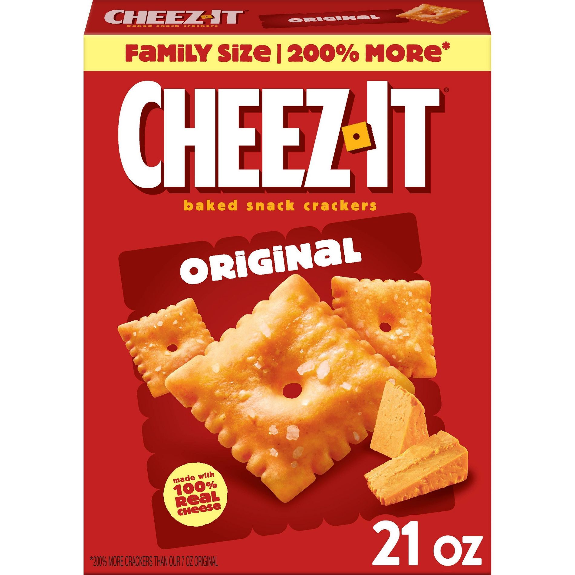 Cheez-It Original Baked Snack Crackers - 21oz