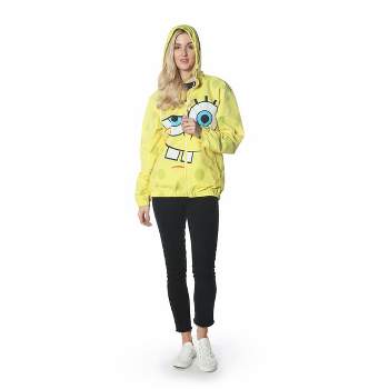 Members Only - Women's Spongebob Windbreaker Oversized Jacket