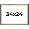 PosterPalooza | Ornate Silver Picture Frame - UV Acrylic, Backing Board, Hanging Hardware Included - 2 of 4