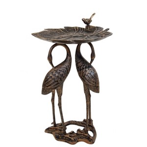 29" Aluminum Birdbath - Oakland Living: Freestanding Pedestal, Weather-Resistant - 1 of 4