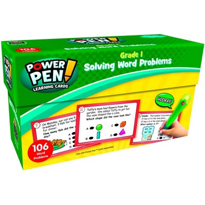 Teacher Created Resources Power Pen Learning Cards: Solving Word Problems, Grade 1