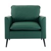 NicBex Couches for Living Room Cat Paw Leather Upholstered Single Armchair Sofa Modern Design Accent Sofa - 4 of 4