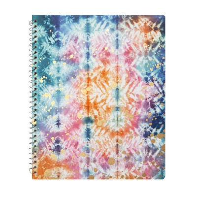 Spiral Notebook 1 Subject College Ruled Tie Dye 3 - greenroom