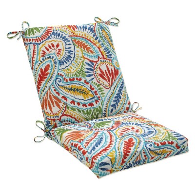 Ummi Outdoor Squared Edge Chair Cushion - Pillow Perfect: Weather ...