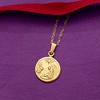 Ross-Simons Child's 14kt Yellow Gold Guardian Angel Pendant Necklace Size 15 - 2 of 3
