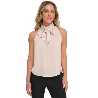 Tommy Hilfiger Womens Sleek Chic Tunic Blouse