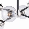 Vaxcel Orbit 6 - Light Flush Mount in  Satin Nickel - 3 of 4