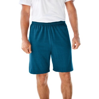 Kingsize Men's Big & Tall Lightweight Jersey Shorts - Big - 4xl, Green ...