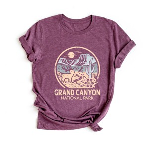 Grand Canyon National Park Two-Toned Circle - Women's Short Sleeve Graphic T-Shirt - 1 of 4