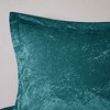 Sapphtopaz 3-Piece Blush Crushed Velvet Comforter Set, Diamond Quilted Twin/Twin XL Quilt Set with Shams & Decorative Pillow - 3 of 4