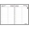 24/7 Recycled Daily Appointment Book/Monthly Planner, 10 x 7, Black Cover, 12-Month (Jan to Dec): 2026 - 3 of 4