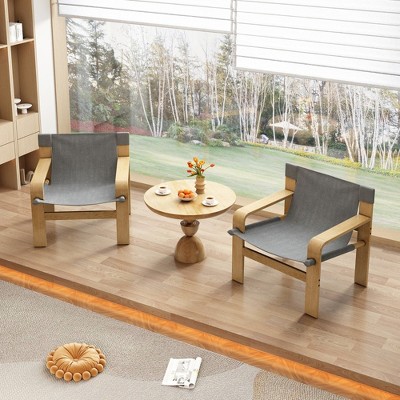 Grungis Detachable Accent Chair,30''W Arm Chair with Solid Wood Frame,Linen Lounge Chair for Bedroom,Reading Room