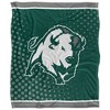 Williston State College Logo Dots Silky Touch Blanket White 50x60 - 2 of 4