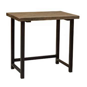 Pomona Metal and Solid Wood Desk - Alaterre Furniture