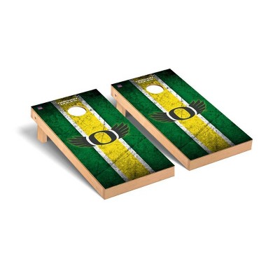 NCAA Oregon Ducks Premium Cornhole Board Vintage Version