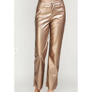 Women's Shimmer Faux Leather Pants - Strut & Bolt - 1 of 3