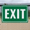 Unique Bargains Aluminum Reflective Rust Free Waterproof Exit Sign 2 Pcs - 4 of 4