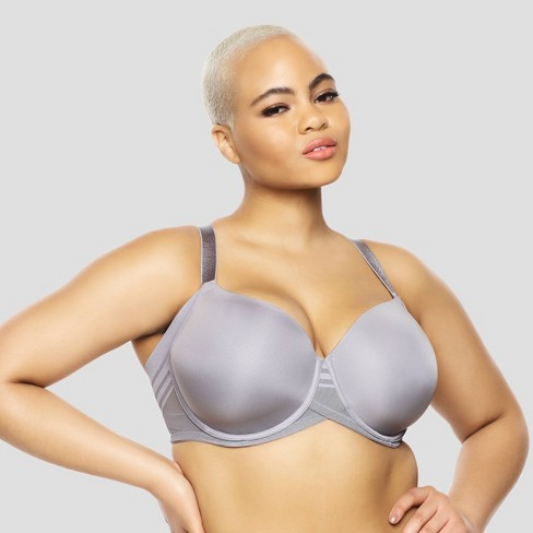 Paramour Women's Marvelous Side Smoother Seamless Bra - Sleet 34DD