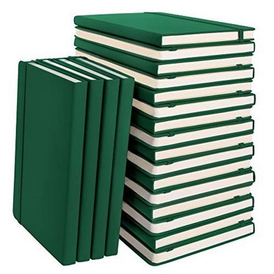 Simply Genius A5 Dotted Notebooks for Work, Travel, Business, School & More - Hardcover - 192 pages, 5.7" x 8.4" (Green, 20 Pack)