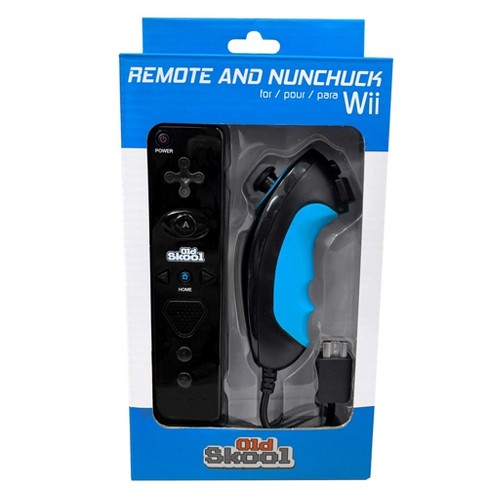 Old Skool Wii Remote and Nunchuck Combo for Nintendo Wii - image 1 of 3