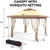 Pop Up Gazebo Tent with Mosquito Netting & Water Resistant Oxford Canopy & Roller Bag included, Instant Setup Outdoor Shelter for Backyard - 2 of 4