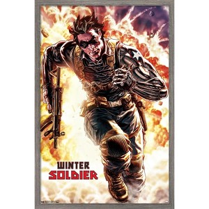 Trends International Marvel Comics - Winter Soldier - Winter Soldier #4 Framed Wall Poster Prints - 1 of 4
