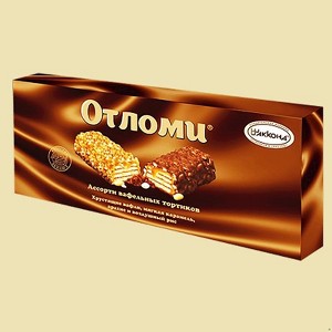 Akkond Otlomi Assorted Chocolate Glazed Wafer Cakes 250g - Caramel, Hazelnut & Puffed Rice - Perfect Snack & Dessert For All - 1 of 1