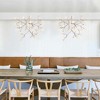 Dewdrop Modern LED Chandelier, Artistic Branching Pendant Light Fixture with Warm Globe Accents for Dining Room - 4 of 4
